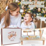 Kids Drum Set, All-in-One Montessori Musical Instruments for Toddlers 1-3, Wooden Musical Toys for Baby 12-18 Months, Preschool Educational Xylophone Drum Kit, Birthday Gift for Boys Girls - Image 7