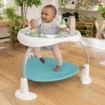 Ingenuity, Baby Activity Centre Jumper & Play Table 2-in-1 Spring & Sprout, First Forest, 11 Activities with Lights & Sounds, Development of Motor Skills, Adjustable Height, 360° Seat, 6-24 Months + - Image 7