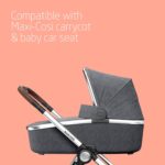 Maxi-Cosi Adorra 2 Luxe Baby Stroller, Stroller pushchair for toddlers from Birth to 22 kg, 0 - 4 Years, Lie-flat position, Air Flow Regulation, Shock Absorbing wheels, Big pram hood, Twillic grey - Image 6