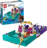 LEGO Disney Princess The Little Mermaid Story Book Buildable Toy with Ariel, Prince Eric and Ursula Micro Dolls plus Sebastian Figure, 2023 Film Playset, for Kids, Girls, Boys Aged 5 Plus 43213