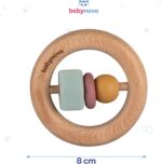 babynova Motor Skills Teether- from 0+ Months - Teething Rings Baby Toy - Tooth and Gum Pain Relief - Play & Learn - Early Motor Skills Development - BPA-Free - Image 4