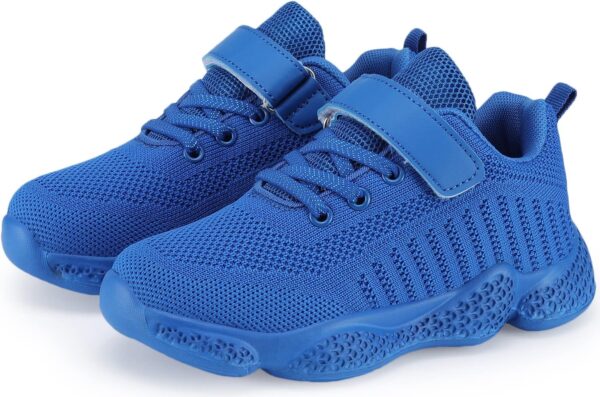 Shoful Kids Trainers Boys Tennis Shoes Girls Running Shoes Breathable Lightweight Fashion Sneakers Knit Athletic Walking Shoes - Image 7