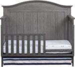 Soho Baby Chandler Crib to Toddler Bed Guard Rail Conversion Kit, Graphite Gray, GreenGuard Gold Certified - Image 3