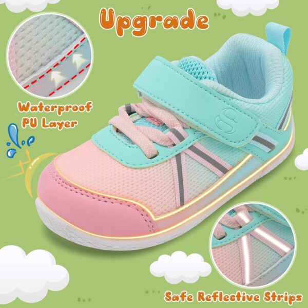JOINFREE Baby Walking Shoes Comfortable Toddler Boys Girls Sneakers Soft Sole Barefoot Tennis Shoes - Image 3