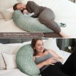 DancesCat Versatile Plus Size Breastfeeding Pillows, Adjustable Breast Feeding Pillow, XXL Nursing Pillow, Baby Feeding Pillow, Maternity Pillow for Side Sleeping with Upgraded Velvet Removable Cover - Image 7