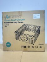 UBRAVOO Large Playpen for Baby and Toddlers, Foldable Baby Playpen Kids Activity Centre Safety Play Yard Home Indoor Outdoor (18-Panel, Grey - Image 8