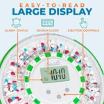 Pointells - Automatic Pill Dispenser with Sound Alarm for Timed Medicine Organizer - 28 Day Pill Dispenser Machine for Elderly with Alarm, Sound, Light - Timed Medication Dispenser Organizers - Image 3