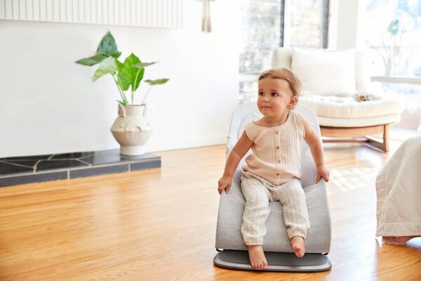 Ergobaby Evolve 3-in-1 Bouncer, Adjustable Multi Position Baby Bouncer Seat, Fits Newborn to Toddler, Light Grey - Image 7