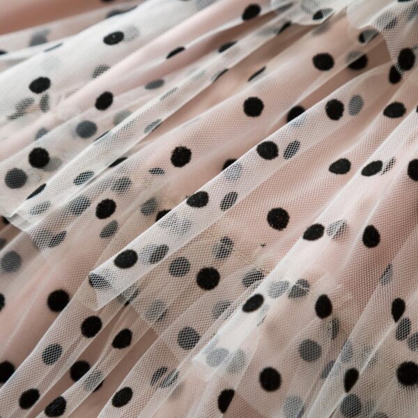 NNJXD Baby Girl Casual Dress Polka Dots Toddler Girls Tulle Dresses - Image 6