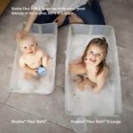 Stokke Flexi Bath X-Large, White - Spacious Foldable Baby Bath - Lightweight & Easy to Store - Convenient to Use at Home or When Travelling - Best for Ages 0-6 - Image 4