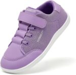 HOBIBEAR Kids Wide Barefoot Shoes Boys Girls Minimalist Zero Drop Trail Running Walking Sneaker