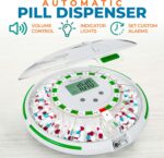 Pointells - Automatic Pill Dispenser with Sound Alarm for Timed Medicine Organizer - 28 Day Pill Dispenser Machine for Elderly with Alarm, Sound, Light - Timed Medication Dispenser Organizers - Image 2