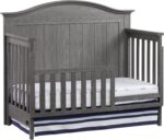 Soho Baby Chandler Crib to Toddler Bed Guard Rail Conversion Kit, Graphite Gray, GreenGuard Gold Certified - Image 2