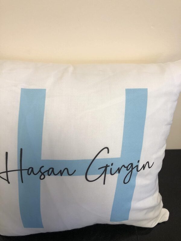 Personalised Name and Initial Cushion Cover & Insert, 40cm x 40cm, Nursery Decor, Kids Bedroom Decor, Gift for Kids, Gift for Couple, Custom Throw Pillow, Decorative Scatter Cushions - Image 6