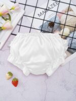 Oyolan Baby Bloomers Diaper Covers Ruffle Bloomers for Infant Girls Newborn Shorts Underwear - Image 3