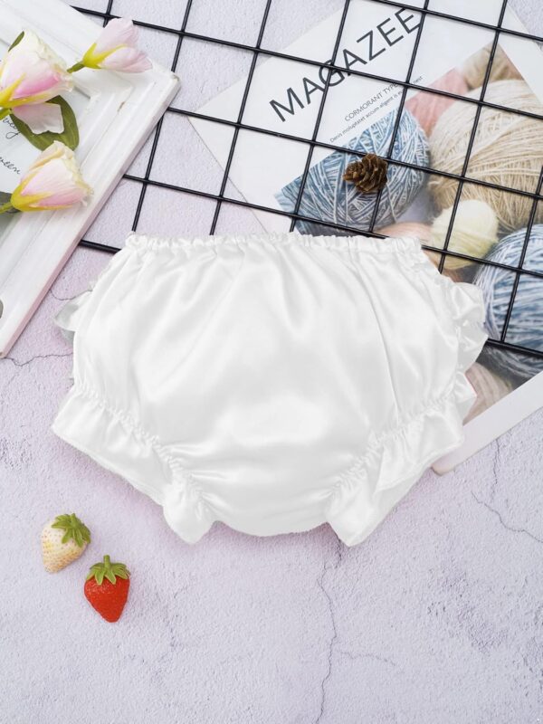 Oyolan Baby Bloomers Diaper Covers Ruffle Bloomers for Infant Girls Newborn Shorts Underwear - Image 3