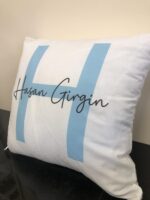 Personalised Name and Initial Cushion Cover & Insert, 40cm x 40cm, Nursery Decor, Kids Bedroom Decor, Gift for Kids, Gift for Couple, Custom Throw Pillow, Decorative Scatter Cushions - Image 5