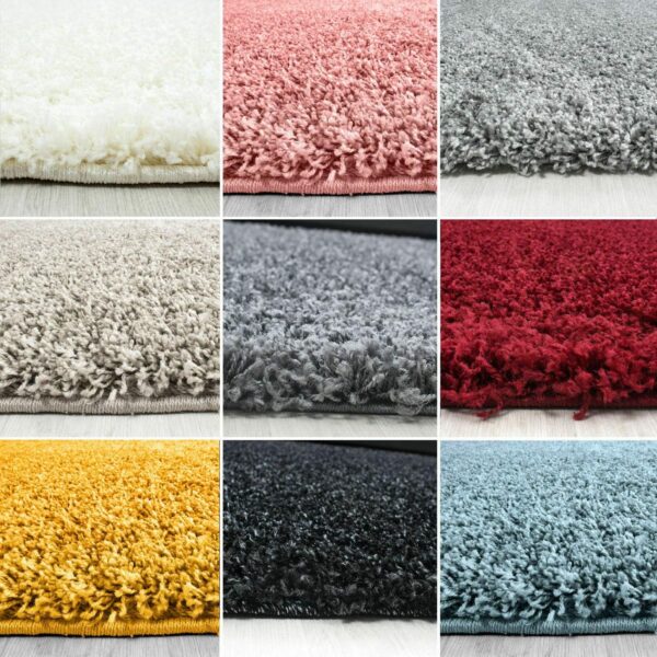 SHAGGY RUG 30MM / 3cm Modern Rugs Living Room Extra Large Small Medium Rectangular Size Soft Touch Thick Pile Living Room Area Rugs Non Shedding (Pink, 60cm x 110cm (2ft x 3.6ft)) - Image 4