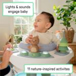 Ingenuity, Baby Activity Centre Jumper & Play Table 2-in-1 Spring & Sprout, First Forest, 11 Activities with Lights & Sounds, Development of Motor Skills, Adjustable Height, 360° Seat, 6-24 Months + - Image 5