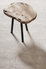 Homie Living New Modern Cuddly Soft Fluffy Shaggy Rug for Living Room, Bedroom and Nursery Sienna, cream white, 200 x 200 cm quadratisch - Image 2