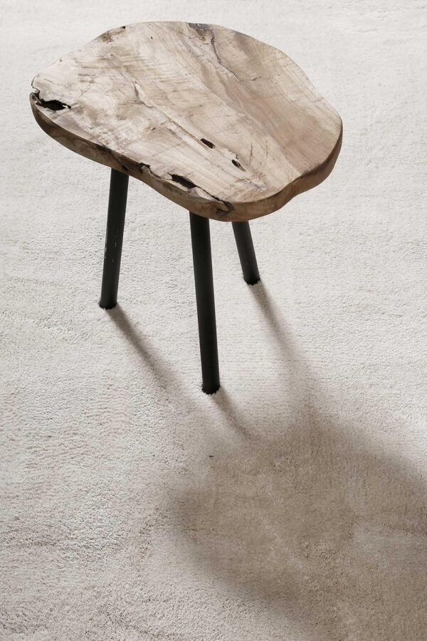 Homie Living New Modern Cuddly Soft Fluffy Shaggy Rug for Living Room, Bedroom and Nursery Sienna, cream white, 200 x 200 cm quadratisch - Image 2