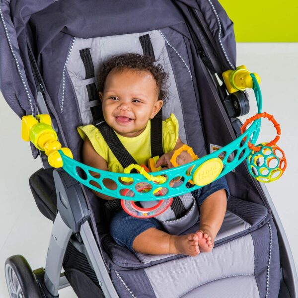 Bright Starts OBall Flex 'n Go Activity Arch Take-Along BPA-free Baby Stroller Toy, Age Newborn+ - Image 3