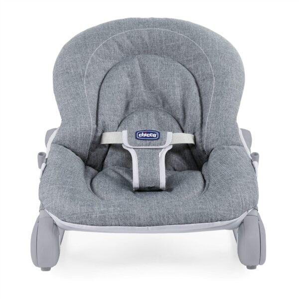 Chicco Hoopla Baby Bouncer 2-in-1, Titanium | Birth - 9 kg, Soft and Padded, Foldable and Compact, Converts into Seat for Use to 18 kg - Image 10