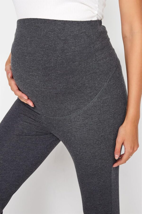 Long Tall Sally - LTS Tall Maternity Charcoal Stretch Leggings - Women's - Image 5