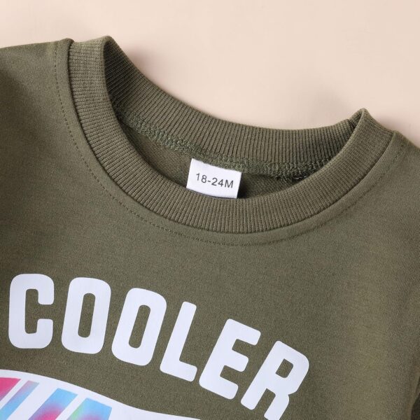 URMAGIC Toddler Baby Boys Outfits Long Sleeve Baby Boys' Clothing Sets Pockets Contrast Color Sweatshirt and Pants Fall Winter Clothes Set 12-18 18-24 Months 2T 3T 4T 5T - Image 6