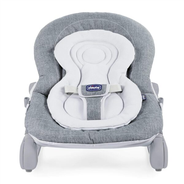 Chicco Hoopla Baby Bouncer 2-in-1, Titanium | Birth - 9 kg, Soft and Padded, Foldable and Compact, Converts into Seat for Use to 18 kg - Image 9