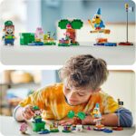 LEGO Super Mario Adventures with Interactive Luigi Toy, Nintendo Gift for 6 Plus Year Old Boys, Girls and Gamers, Garden Playset for Kids, with Pink Baby Yoshi Figure, 71440 - Image 8