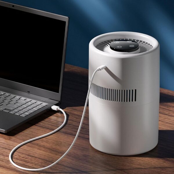 Large Capacity Dual Functional Bedroom Humidifier and Air Purifier with Efficient Purification, Quiet Running for Home Office Dorm Nursery, Simple and Stylish for Health and - Image 9