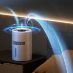 Topyond Air Purifier and Humidifier 2 in 1 5W, 4L Water Tank, Quiet Desktop Air Purifier for Office, Bedroom, Nursery with Cool Mist and Essential Oil Diffusing Function - Image 4