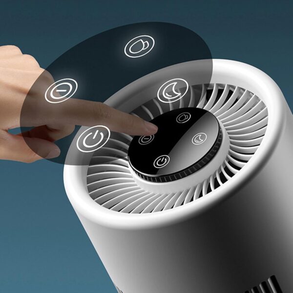 Topyond Air Purifier and Humidifier 2 in 1 5W, 4L Water Tank, Quiet Desktop Air Purifier for Office, Bedroom, Nursery with Cool Mist and Essential Oil Diffusing Function - Image 5