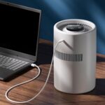 Topyond Air Purifier and Humidifier 2 in 1 5W, 4L Water Tank, Quiet Desktop Air Purifier for Office, Bedroom, Nursery with Cool Mist and Essential Oil Diffusing Function - Image 6