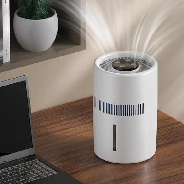 Topyond Air Purifier and Humidifier 2 in 1 5W, 4L Water Tank, Quiet Desktop Air Purifier for Office, Bedroom, Nursery with Cool Mist and Essential Oil Diffusing Function - Image 9