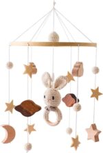 Lbvzxkad Baby Mobile for Crib Nursery Mobile Decor Soft Animal Mobile for Boy Baby Bed Toys Gifts High Guality