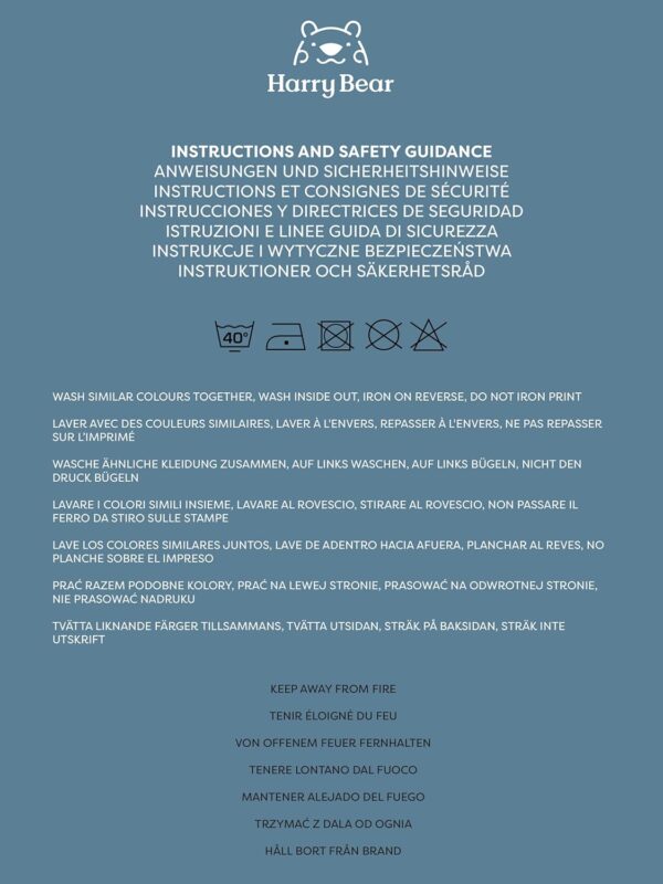 Harry Bear Kids Pyjamas Do Not Disturb - Image 7