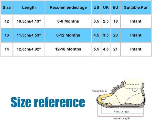 Newborn Booties Girl 0 3 Months Baby Shoe Boots Baby Shoes Toddler Boots Soft Bottom Toddler Shoes Plus Velvet Thick Non Slip Large Cotton Shoes Baby Booties Newborn Knitteddown Booties Boots - Image 6