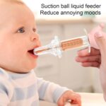 Pacifier Medicine Dispenser - Cute Baby Oral Syringe & Dispenser | Baby Feeding Utensils, Dropper Syringe, Medicine Pacifier for Liquid Medicine and Other Liquid Nutrients Tioheam - Image 2