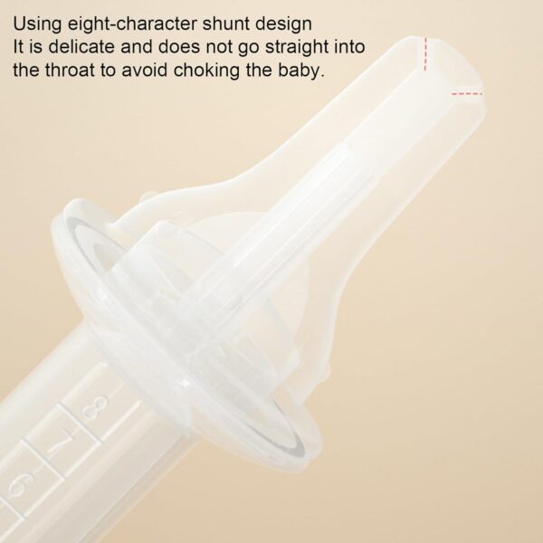 Pacifier Medicine Dispenser - Cute Baby Oral Syringe & Dispenser | Baby Feeding Utensils, Dropper Syringe, Medicine Pacifier for Liquid Medicine and Other Liquid Nutrients Tioheam - Image 6