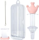 Pacifier Medicine Dispenser - Cute Baby Oral Syringe & Dispenser | Baby Feeding Utensils, Dropper Syringe, Medicine Pacifier for Liquid Medicine and Other Liquid Nutrients Tioheam - Image 7