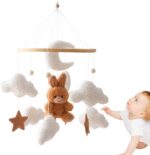 Sirseon Baby Crib Mobile,Pendant for Nursery and Ceiling Decoration - Cartoon Ceiling Pendant Bassinet Rotation Toy for Home, Kids Room, Bedroom - Image 9