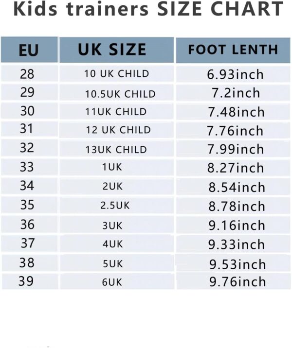 YHLLZY Kids Trainers Boys Tennis Shoes Girls Running Walking Shoes Lightweight Fashion Comfortable Sneakers - Image 3