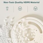 4-in-1 Kids Bus Playhouse Slide Set with Basketball Hoop & Climber, Indoor & Outdoor HDPE Play Center for Children Ages 3-8, Safe Non-Toxic Material, Easy Assembly (Green) - Image 8