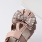 Girls Sandals Size 1 Toddler Baby Girl Shoes Breathable Shoe Dew Toe Shoe Bag Head Sandals Girl Sandals Baby Soft Shoe Sandals For 0 To 2 Years Toddler Slippers - Image 4