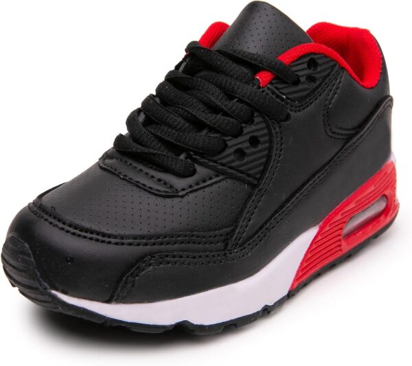 Daclay Kids Trainers Boys Girls Black Running Shoes Walking Outdoor Sports Sneakers 9 Toddler 5 Big Kid - Image 3