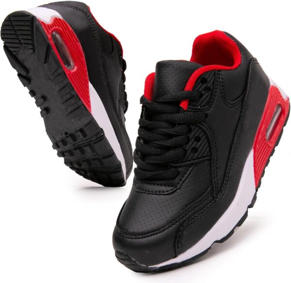 Daclay Kids Trainers Boys Girls Black Running Shoes Walking Outdoor Sports Sneakers 9 Toddler 5 Big Kid - Image 6