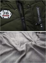 Odziezet Baby Boy Down Coat Kids Hooded Puffer Zipper Jacket Winter Outerwear Clothes 2-7 Years - Image 2