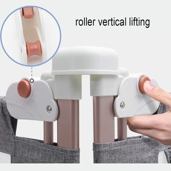 Sywlwxkq Baby Playpen Crib Wrap Rail Child Bed Safety Side Rails Vertical Lifting Toddler Bedrails with Storage Bag Anti-collision Anti-drop Toy (Size : 180cm(70.8in)) - Image 4